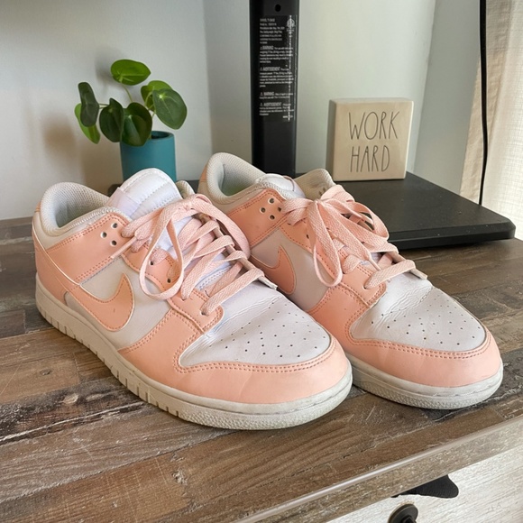 Nike Dunks Size 10 womens Pink and White